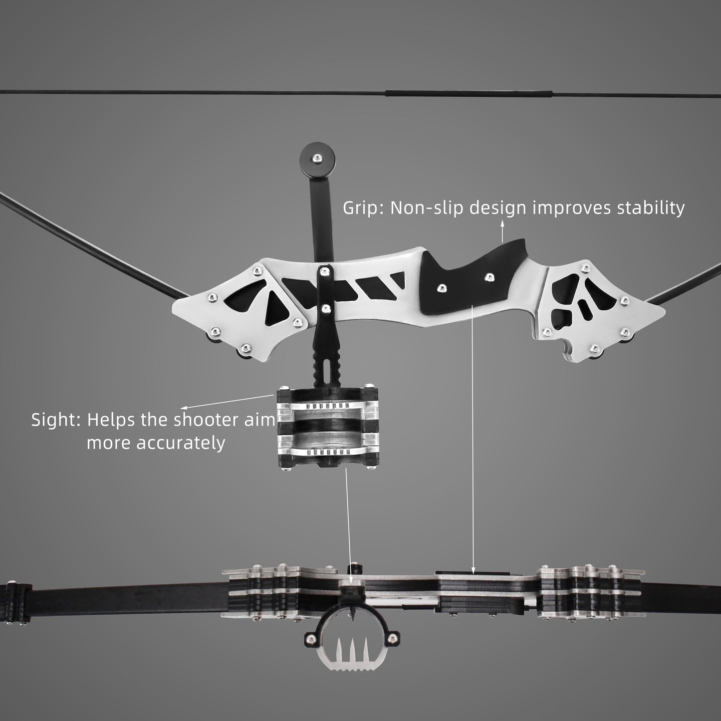 Training arrows and accessories included with Wooden Recurve bow – safe tip option for target practice