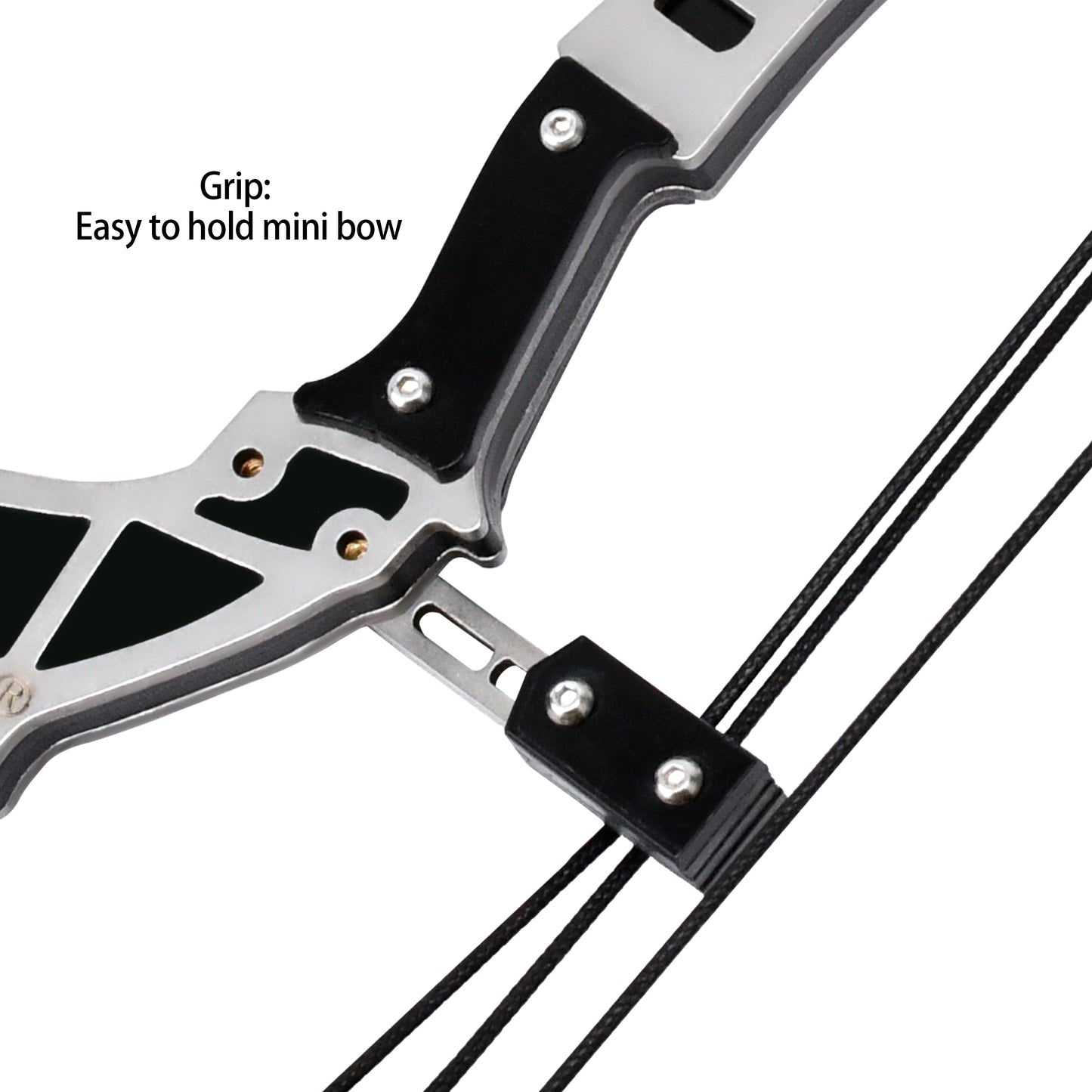 Compact handheld archery skill play bow, suitable for backyard and indoor target shooting