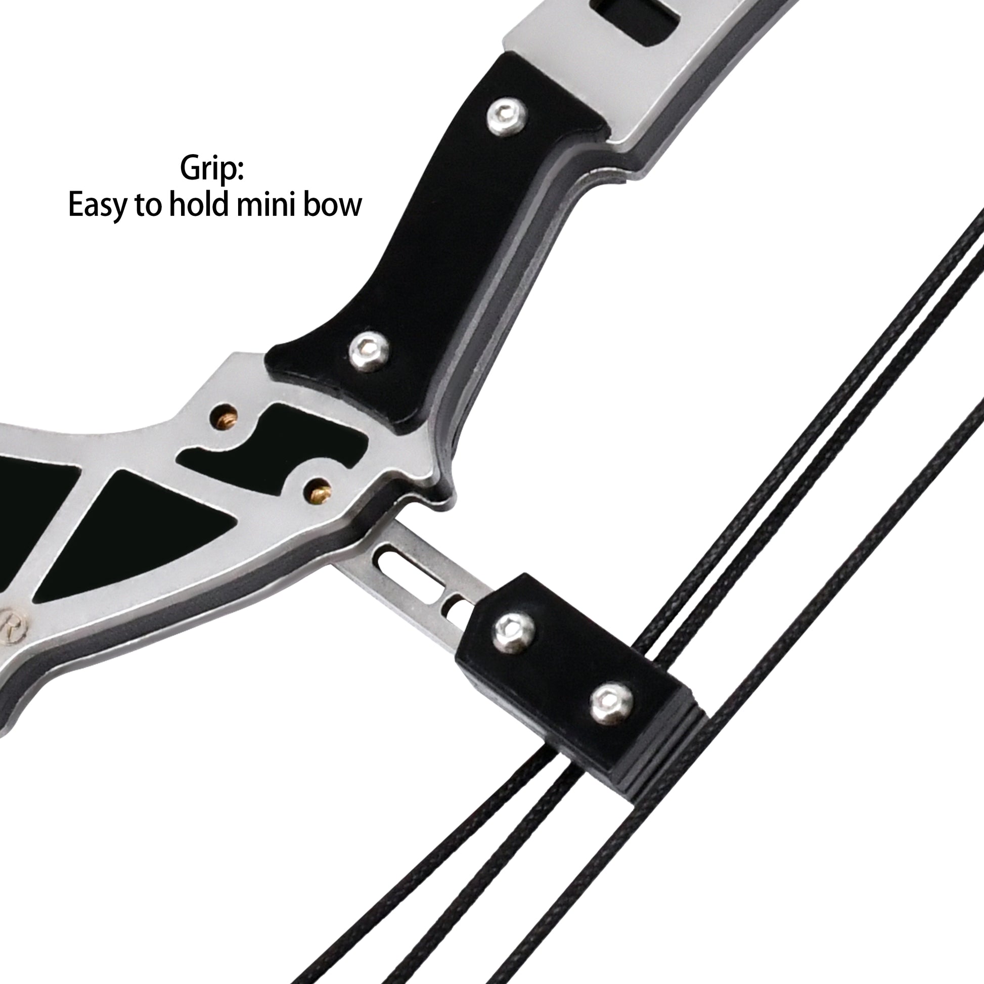 Compact handheld archery skill play bow, suitable for backyard and indoor target shooting