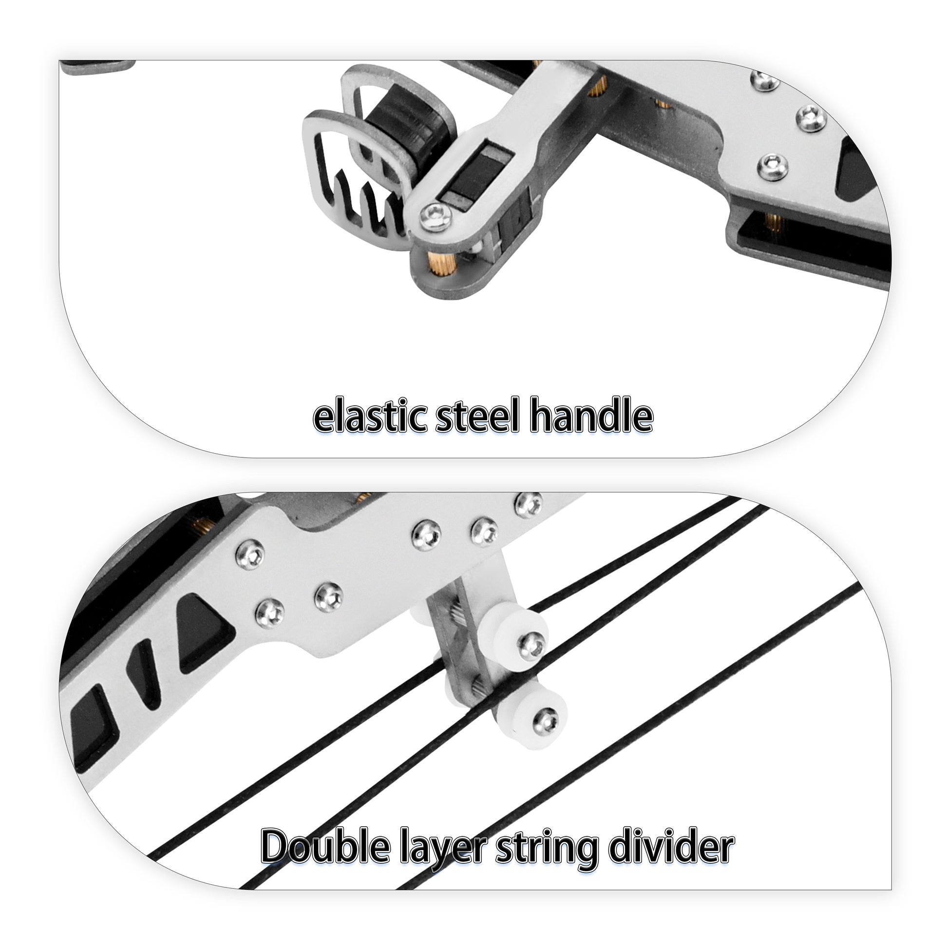 Cyzarize Micro-Horse Laser full set layout with mini bow, arrows, laser module and target paper – skill archery training set