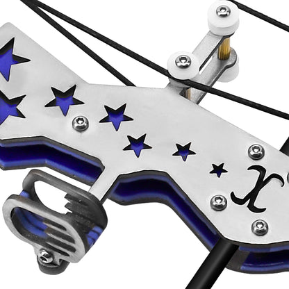 Cyzarize Majoris full set layout with mini bow, arrows, target and stand – skill archery toy