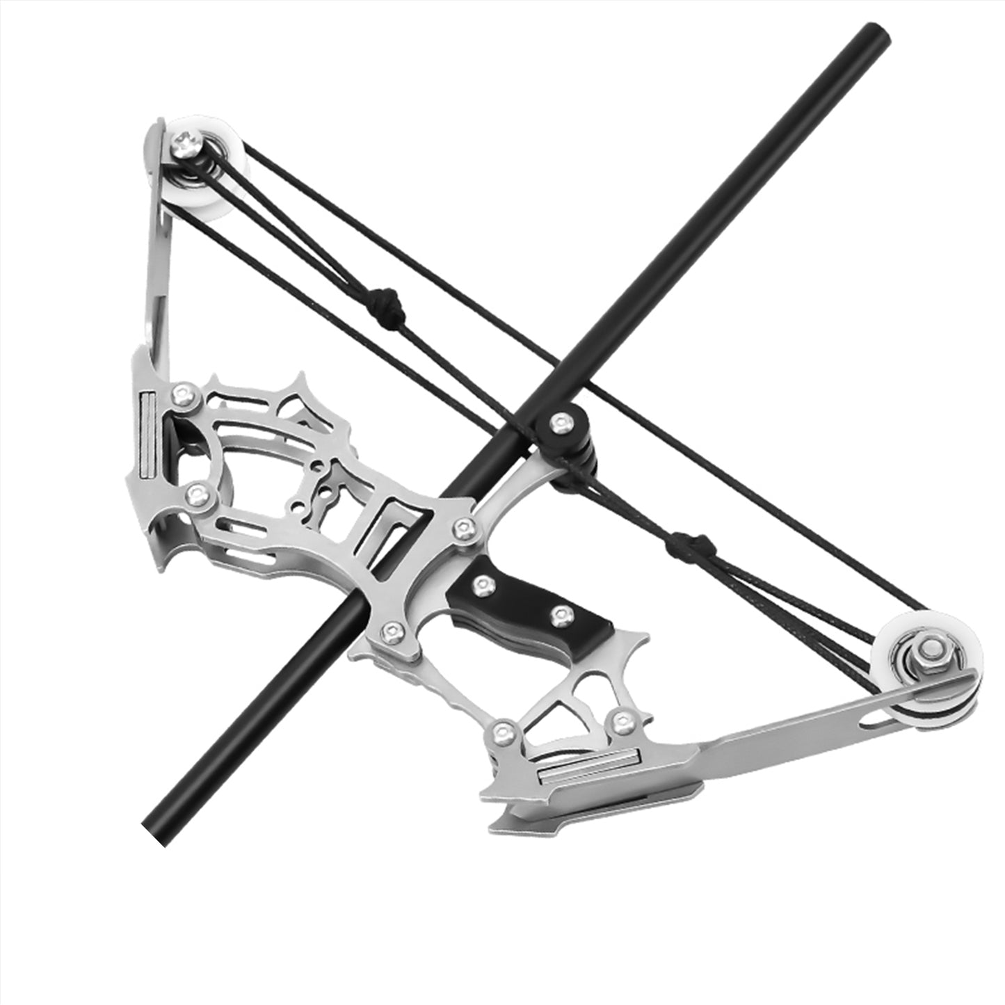 Cyzarize Shadow full set layout with mini bow, arrows, target paper and stand – skill-focused archery toy